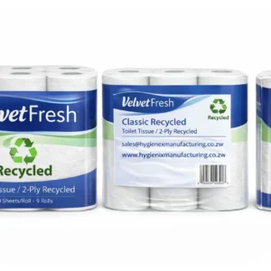 VelvetFresh 2 Ply Recycled 9 Rolls